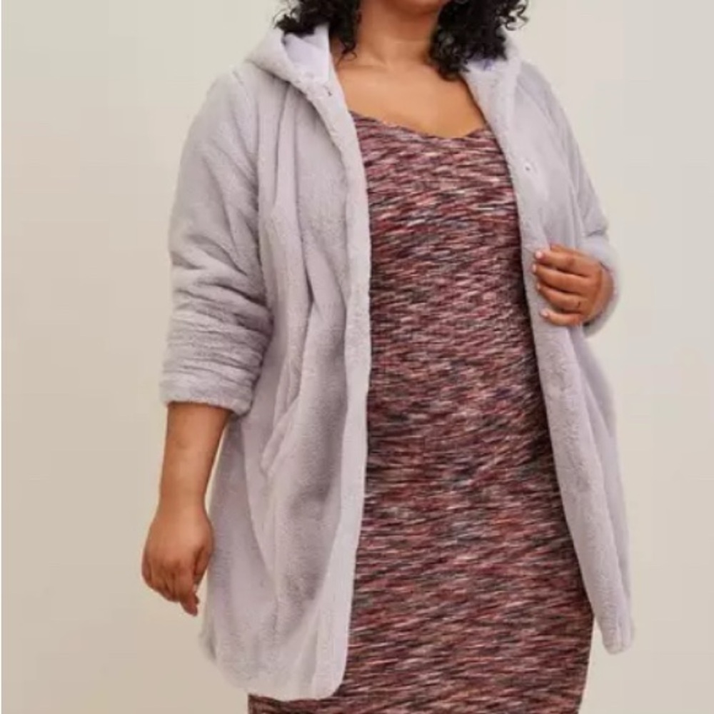 TORRID FUR COAT